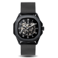 The Avalon Black + Black Mesh Strap