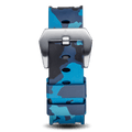 Blue Camo Strap With Silver Buckle
