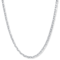 The Silver Anchor Necklace - Italian Collection