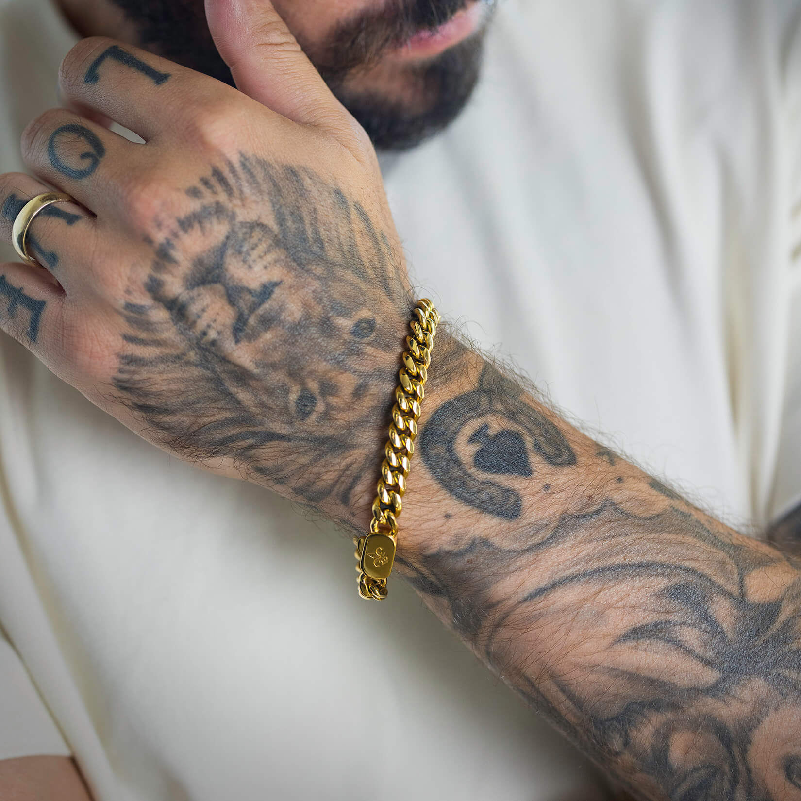 The Cuban Bracelet - Gold