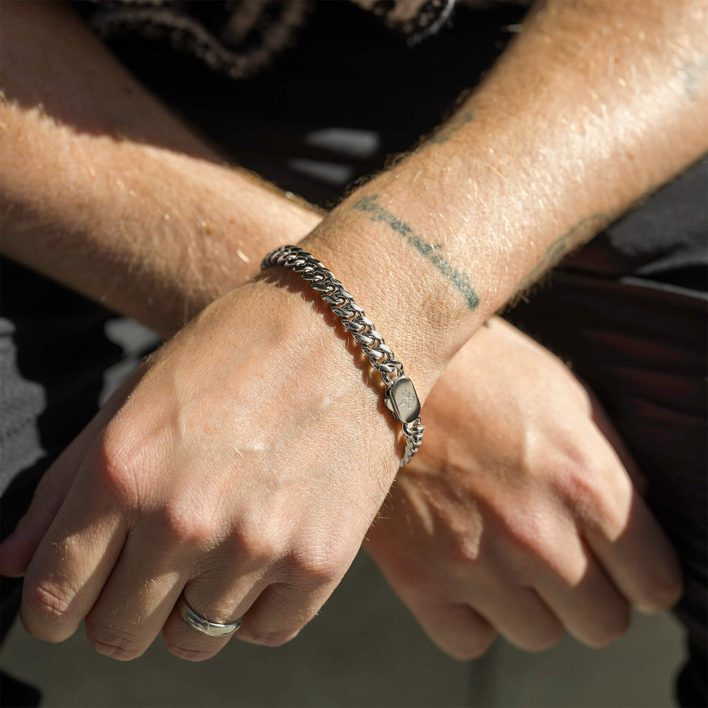 The Cuban Bracelet - Silver