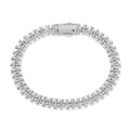 The Iced Creed Bracelet - Silver