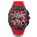 The Vanguard Carbon Chrono - Crimson Ember