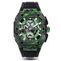The Vanguard Carbon Chrono - Emerald Shadow
